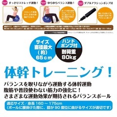 バランスボール美品の画像