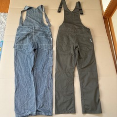 GRACE INDUSTRIES ストライプオーバーオールの画像