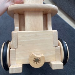 野中製作所　木's乗用ブーブー　車　バス　トラック　手押し車　木製玩具の画像