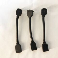 HDMI 延長ケーブル 3本セット SAJ オス-メス (下Ｌ 0.15m) ショート ハイスピード HDMI タイプA ケーブル 金メッキ端子 ９０°Ｌ型の画像