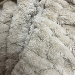 こたつ用布団 毛布 ベージュ 190×190cmの画像