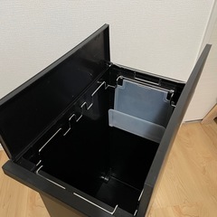 KEYUKA  ゴミ箱　45L  スリム　ブラックの画像