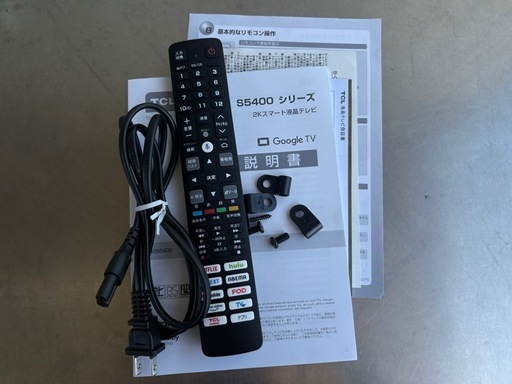 D50J◇TCL◇ハイビジョン 液晶テレビ◇40型◇2024年製◇GoogleTV◇40S5400