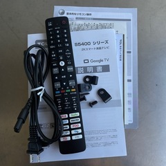 D50J◇TCL◇ハイビジョン 液晶テレビ◇40型◇2024年製◇GoogleTV◇40S5400の画像