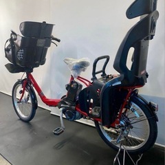 1年保証 送料無料　新型　パナソニック　ギュットミニ　赤色　電動アシスト自転車　g125の画像