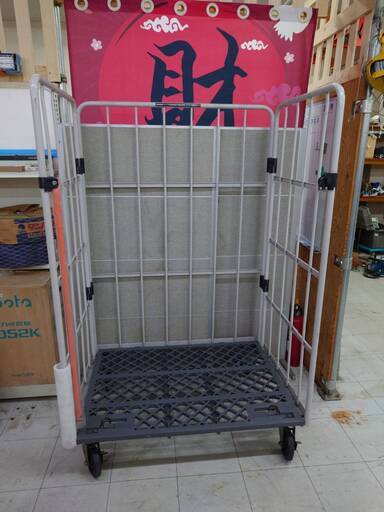 台車　棚付き　棚取り外し可能　【中古品】