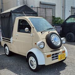 【焼きいも屋仕様】ダイハツ ミゼットII ベージュ｜エアコン付き・車検たっぷり・焼きいも機付き・副業にも◎の画像