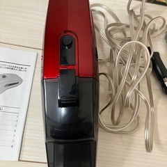 cretom ( クレトム ) 掃除機 2ウェイパワーもも太郎 レッド/ブラックの画像