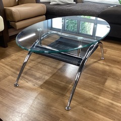 ガラスセンターテーブル【町田市再生家具】252073の画像