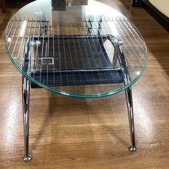 ガラスセンターテーブル【町田市再生家具】252073の画像