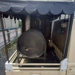 【焼きいも屋仕様】ダイハツ ミゼットII ベージュ｜エアコン付き・車検たっぷり・焼きいも機付き・副業にも◎の画像