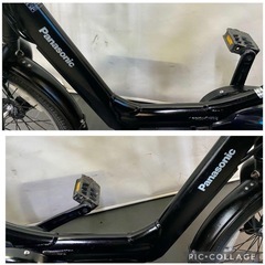 1年保証 送料無料　パナソニック　ギュットアニーズ　黒色　電動アシスト自転車　g125の画像