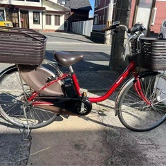 🉐443🉐バッテリー長持ち🉐🉐パナソニック電動自転車26インチ🈹現車確認🉑の画像