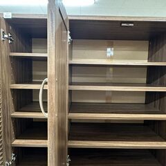 【ジャングルジャングル滋賀草津店】ジモティ来店特価!!　ﾐﾗｰ付きシューズボックス　J-251054の画像