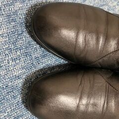 (訳アリ）日本製 22.5ｃｍ　色 黒、ブラック　女性用シューズの画像