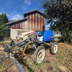 イセキ JK14 乗用管理機 ［福岡県］愛菜家 ブーム スプレイヤー 薬剤散布 除草剤 農薬 動墳 防除 散布機 実働機の画像