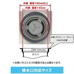 排水溝 ごみうけゴミ受けの画像