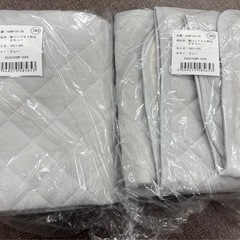 【未使用品】オキッパ　防水タイプ  敷パッド シングルサイズ 2セット グレーの画像