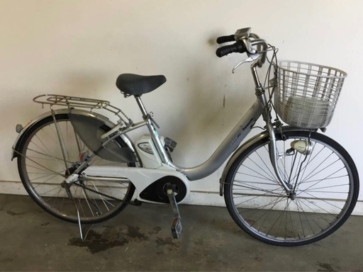 h-168△ q 岐阜発/パナソニック/viviNX/電動アシスト自転車/26インチ/3段変速/バッテリー3.1Ah/充電器付き/バッテリー充電不可/R7.7/23 △