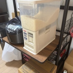 【受付終了 11/28 17:00】レンジ台 キッチンラック 幅60×奥行46×高さ103.5cmの画像