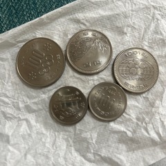 記念コイン(沖縄博覧会と、札幌オリンピック)5枚セットの画像