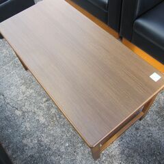 応接セット　ブラック　３Px1　１Px2　スツールｘ2　センターテーブルｘ1　ビニールレザーの画像
