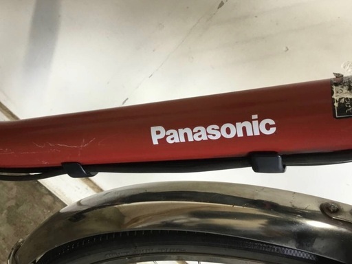 h-169△ q 岐阜発/パナソニック/電動アシスト自転車/26インチ/3段変速/バッテリー6.6Ah/充電器なし/走行確認/現状品/管18s/ R7.5/17 △