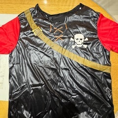 【新品/未使用】ハロウィンの仮装衣装子供用パイレーキングツLサイズ10 ～ 12歳用の画像