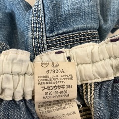 80 Levi's ベビー　デニムパンツの画像