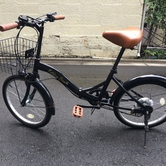 折りたたみ自転車の画像