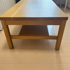 松永家具　定価86,000円　無垢　天然木　センターテーブルの画像