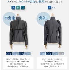 洗えるスーツの画像
