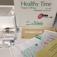【未使用品・美品・良品】　コロナ工業/シャンロワール　Healthy Time/ヘルシータイム　連続式電解水生成器　CL-01　鉛除去フィルター搭載の画像