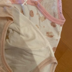 80サイズ・長袖ロンパース肌着セットの画像