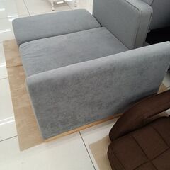 ★リユースのサカイ日立店★HJ8066  1人掛けソファ ライトグレー H53×D33×W83 クリーニング済み の画像