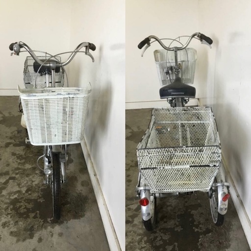 h-172△ 岐阜発/ ブリジストン/ WAGON/ 大人用三輪自転車/ スイングあり/ 変速なし/ 走行確認/ 現状品/ 管05c/ R7.3/13 △