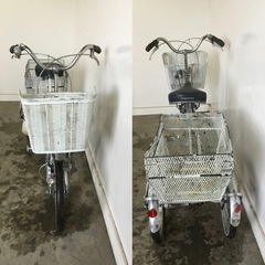 h-172△ 岐阜発/ ブリジストン/ WAGON/ 大人用三輪自転車/ スイングあり/ 変速なし/ 走行確認/ 現状品/ 管05c/ R7.3/13 △の画像