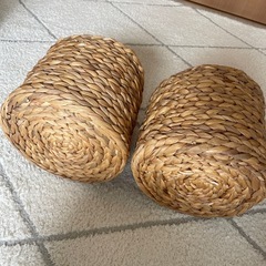 （引き取り先決定）木の収納ボックス2個セットの画像