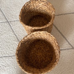 （引き取り先決定）木の収納ボックス2個セットの画像
