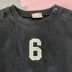 【中古】80㎝　petit main　長袖Tシャツの画像