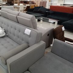 ★リユースのサカイ日立店★HJ8067 NITORI 2人掛けソファ グレー H80×D76×W180 クリーニング済み の画像