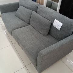 ★リユースのサカイ日立店★HJ8067 NITORI 2人掛けソファ グレー H80×D76×W180 クリーニング済み の画像