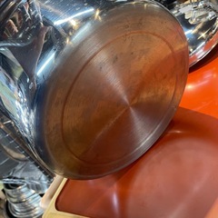 【引き取り限定】中古品　ステンレススチール　蒸し器セットの画像