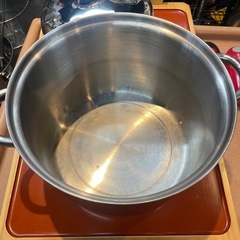 【引き取り限定】中古品　ステンレススチール　蒸し器セットの画像