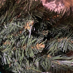 180cm 電飾　オーナメントつき　クリスマスツリー　ライトの画像
