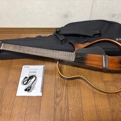 【楽器 スタンド付】 サイレントギター　SLG200S TBS 美品中古の画像