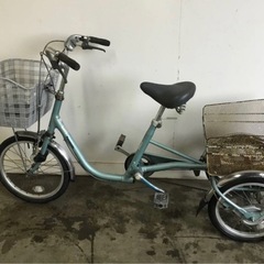 h-173△ 岐阜発/ パナソニック/ 大人用三輪自転車/ スイングあり/ 変速なし/ 走行確認/ サビ等あり/ 現状品/ 管05c/ R7.3/13 △の画像