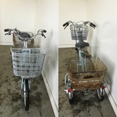 h-173△ 岐阜発/ パナソニック/ 大人用三輪自転車/ スイングあり/ 変速なし/ 走行確認/ サビ等あり/ 現状品/ 管05c/ R7.3/13 △の画像