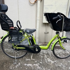 🉐🉐バッテリー長持ち🉐🉐 パナソニック前22後26インチ電動自転車🈹現車確認🉑の画像