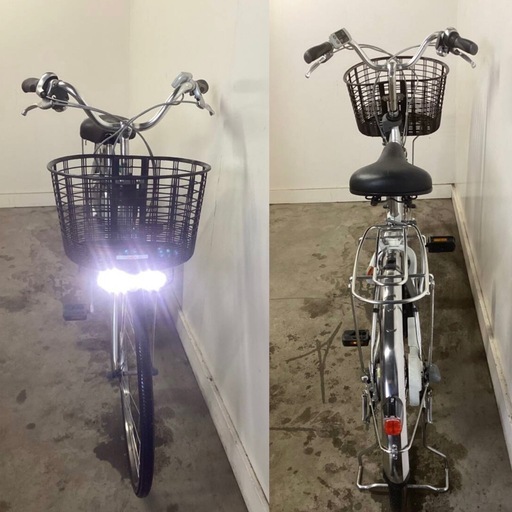 h-174△ 岐阜発/ パナソニック/電動アシスト自転車/viviDX/26インチ/3段変速/バッテリー6.6Ah/充電器なし/走行確認/現状品/ 管16s/ R7.3/16 △